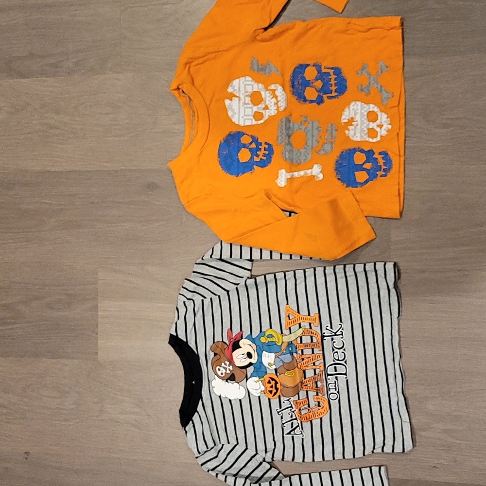 2 Halloween Shirts 3T